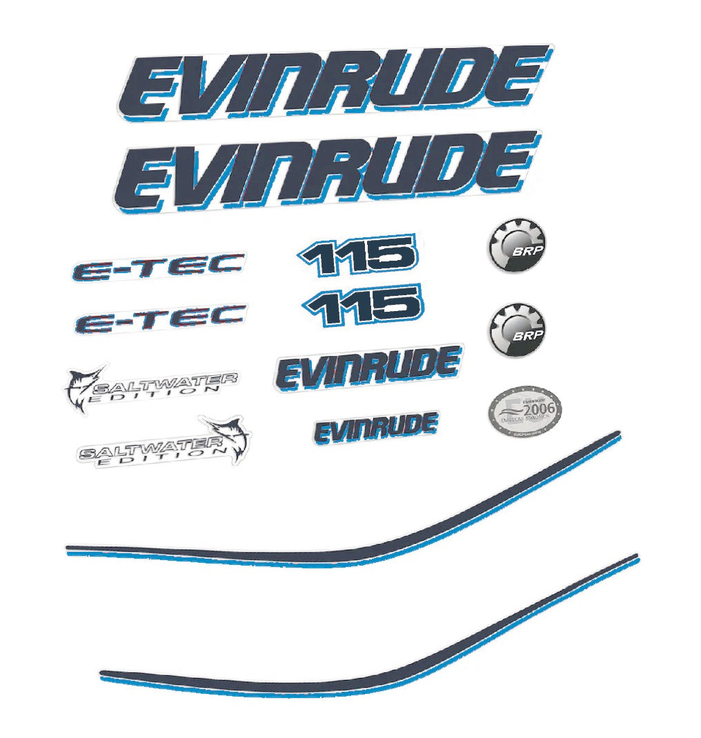 Tarrat Evinrude 115HV I perämoottori valkoinen katte