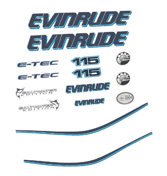 Tarrat Evinrude 115HV I perämoottori valkoinen katte