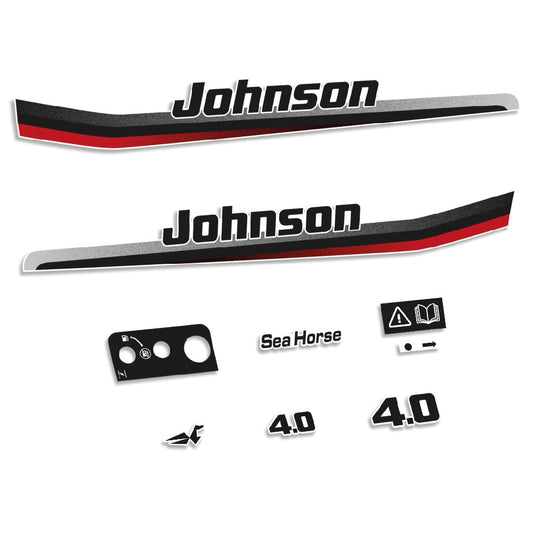 Tarrat Johnson 4.0HV Kaksitahtimoottori 1997-1998 perämoottori vinyylitarrat