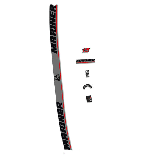 Tarrat Mariner 15HV Kaksitahtimoottori 2001-2002 perämoottori vinyylitarrat