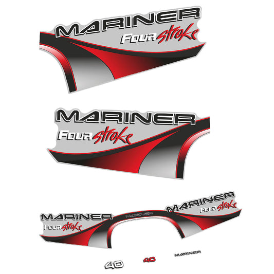 Tarrat Mariner 40HV Nelitahtimoottori perämoottori vinyylitarrat