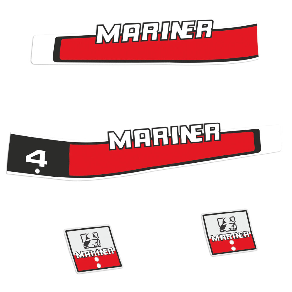 Tarrat Mariner 4HV 80-luvun Kaksitahtimoottori perämoottori vinyylitarrat