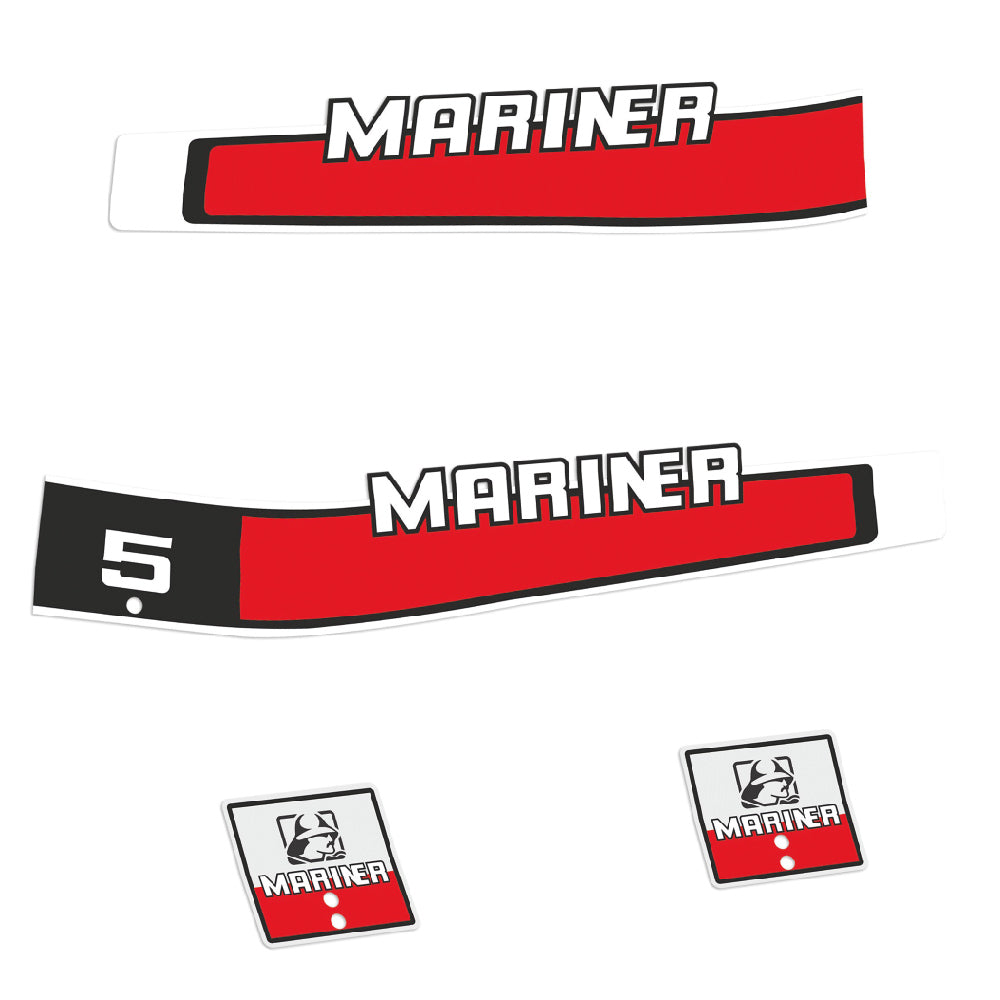 Tarrat Mariner 5HV 80-luvun kaksitahtimoottori perämoottori vinyylitarrat