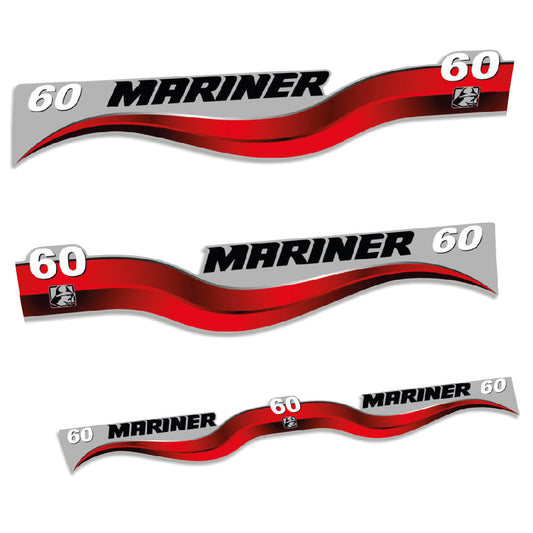 Tarrat Mariner 60HV Kaksitahtimoottori 2003-2012 perämoottori vinyylitarrat