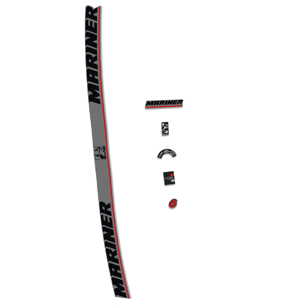 Tarrat Mariner 6HV Kaksitahtimoottori 2001-2002 perämoottori vinyylitarrat