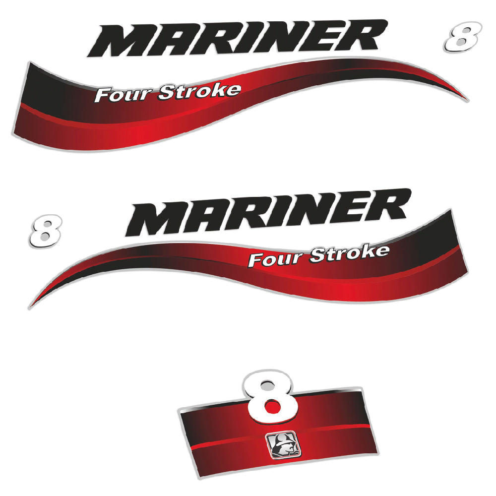 Tarrat Mariner 8HV Nelitahtimoottori perämoottori vinyylitarrat