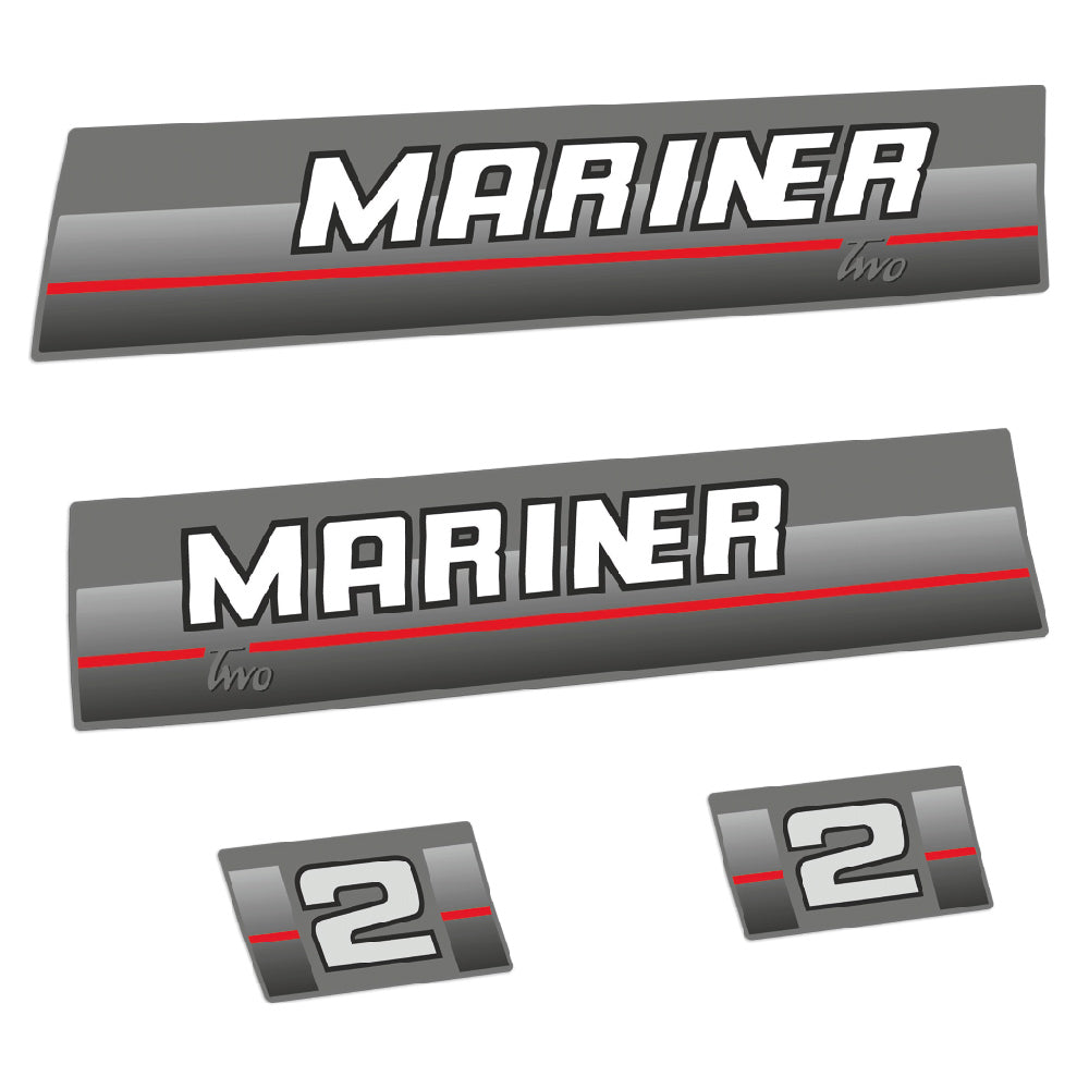 Tarrat Mariner 2HV Kaksi 1984-1990 kaksitahtimoottori perämoottori vinyylitarrat