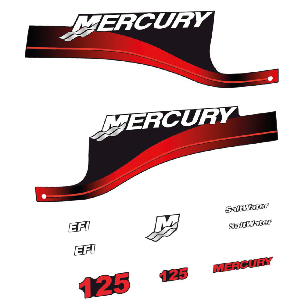 Tarrat Mercury 125HV EFI SaltWater perämoottori vinyylitarrat