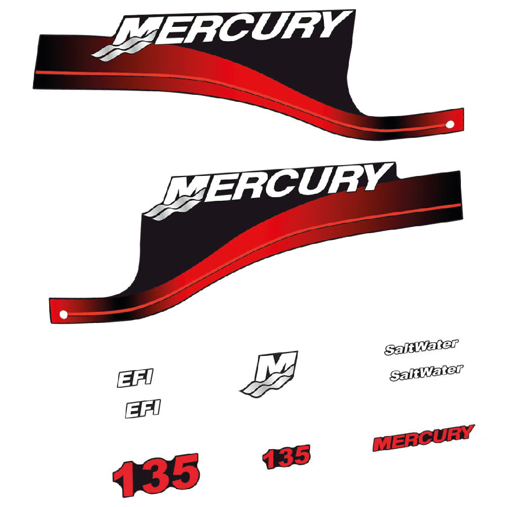 Tarrat Mercury 135HV EFI SaltWater perämoottori vinyylitarrat
