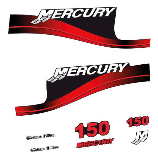 Tarrat Mercury 150HV Offshore perämoottori vinyylitarrat