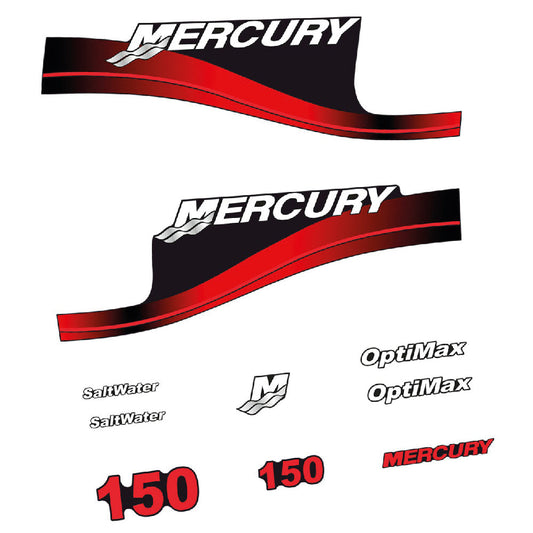 Tarrat Mercury 150HV Optimax SaltWater perämoottori vinyylitarrat