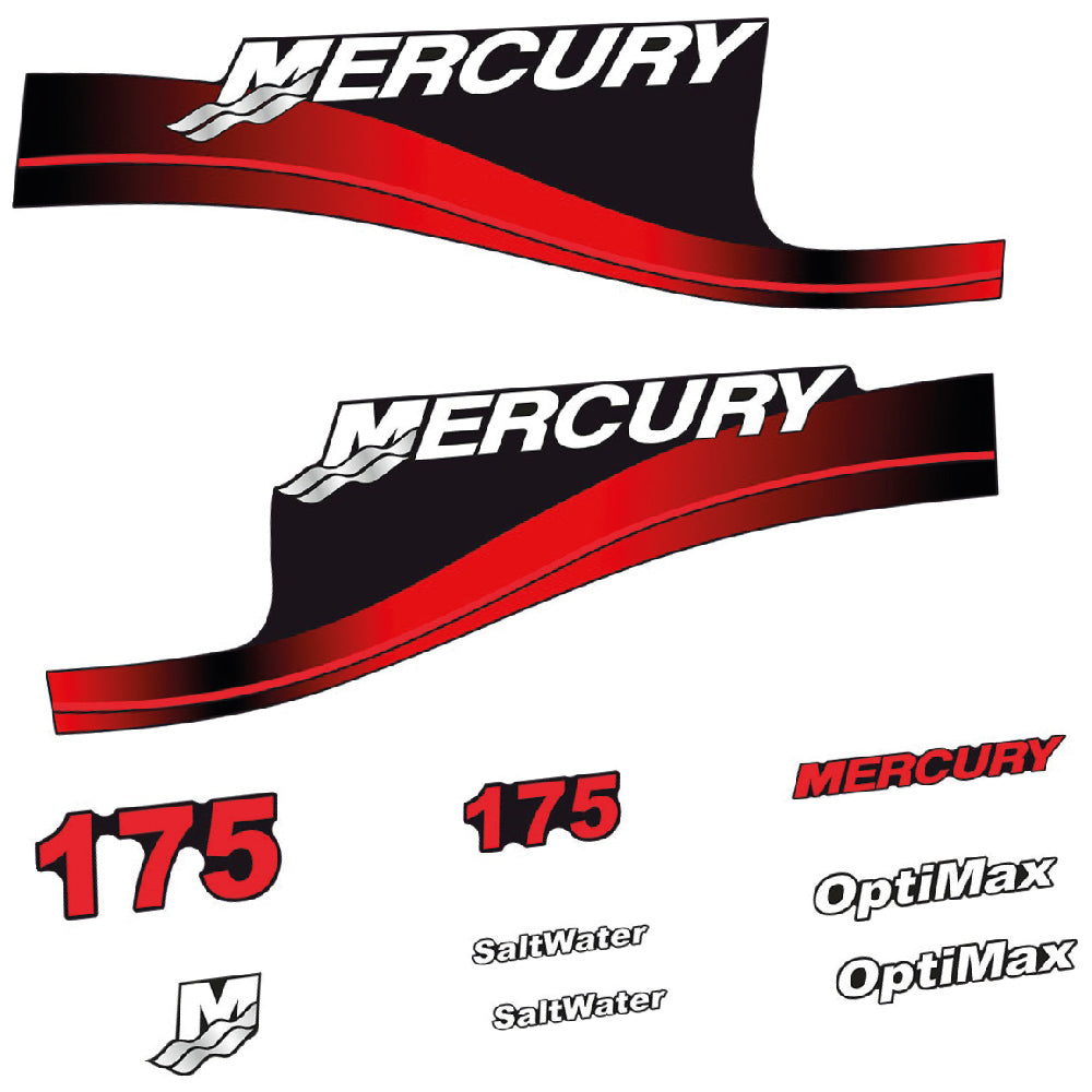 Tarrat Mercury 175HV Optimax SaltWater perämoottori vinyylitarrat