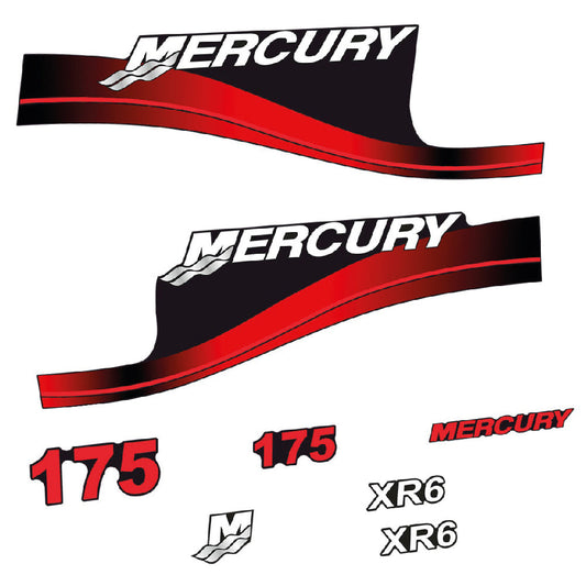 Tarrat Mercury 175HV XR6 perämoottori vinyylitarrat