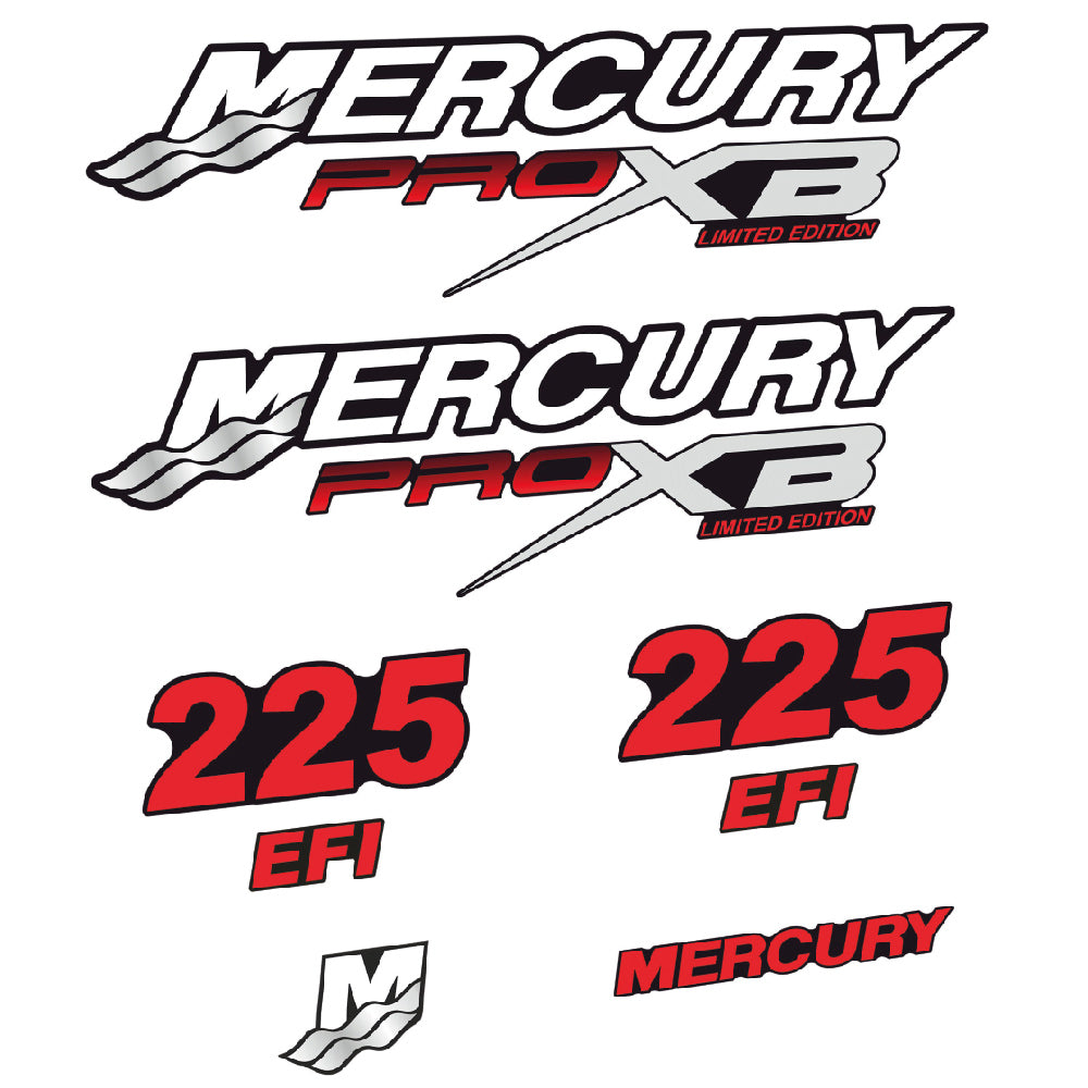Tarrat Mercury 225HV Pro XB rajoitettu painos perämoottori vinyylitarrat