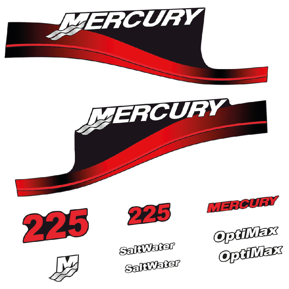 Tarrat Mercury 225HV Optimax SaltWater perämoottori vinyylitarrat