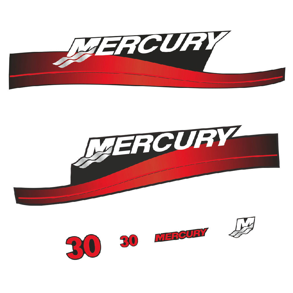 Tarrat Mercury 30HV Kaksitahtimoottori perämoottori vinyylitarrat