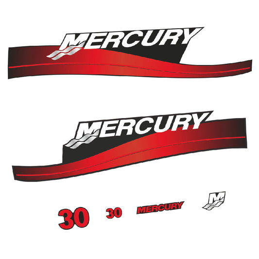 Tarrat Mercury 30HV Kaksitahtimoottori perämoottori vinyylitarrat