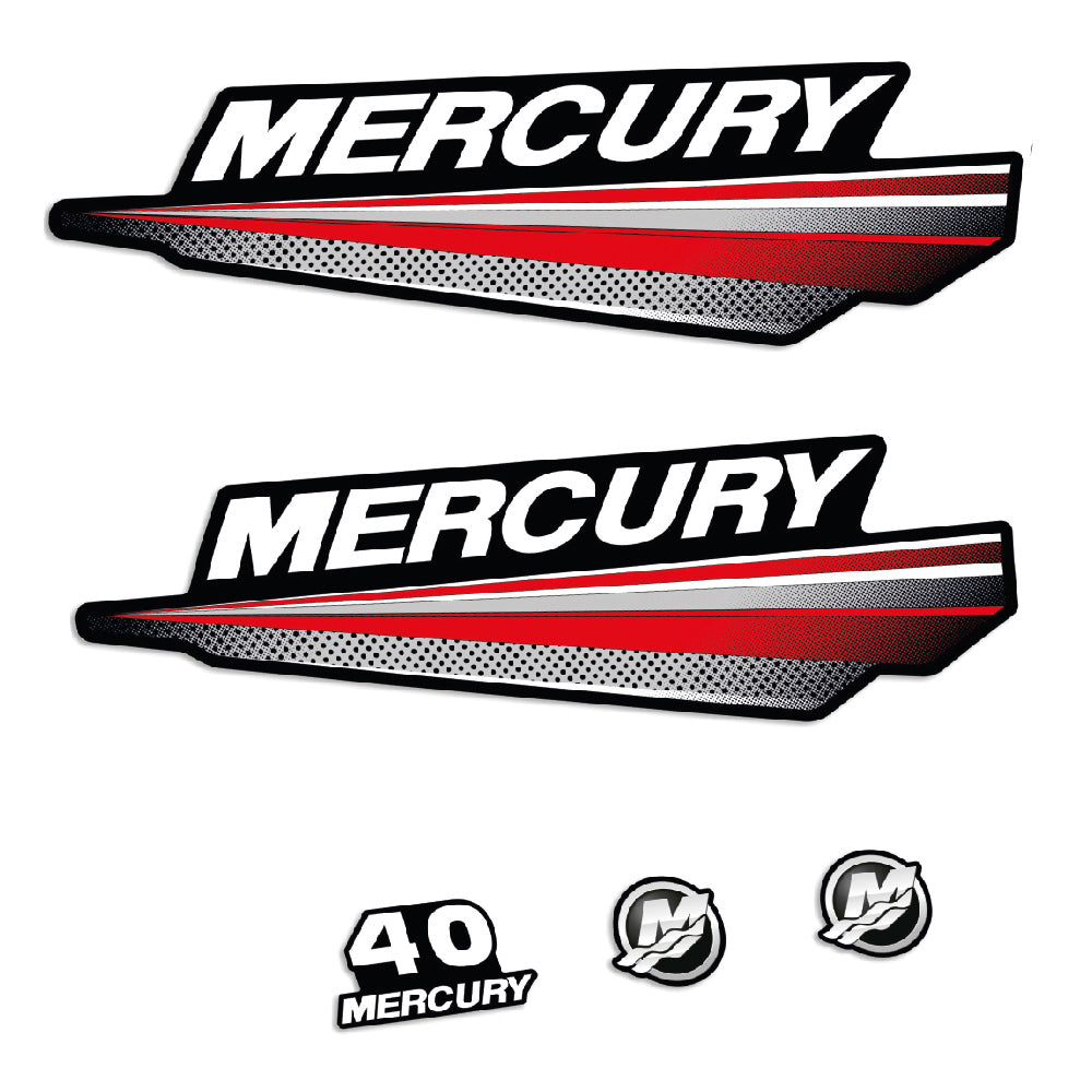 Tarrat Mercury 40HV Kaksitahtimoottori uusi malli perämoottori vinyylitarrat