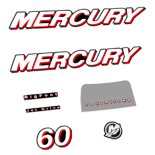 Tarrat Mercury 60HV Nelitahtimoottori 2006-2010 perämoottori vinyylitarrat