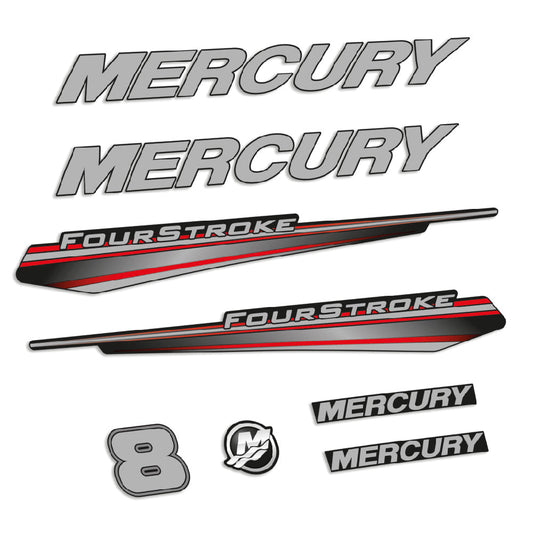 Tarrat Mercury 8HV Nelitahtimoottori 2013-2017 perämoottori vinyylitarrat