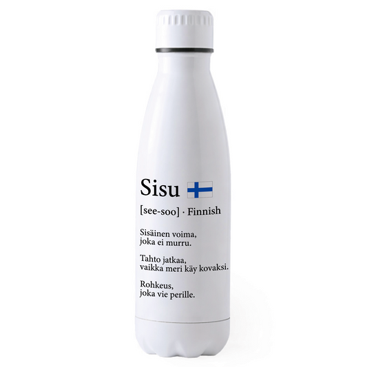 Sisu Finnish 750ml Water Bottle Nordic Design