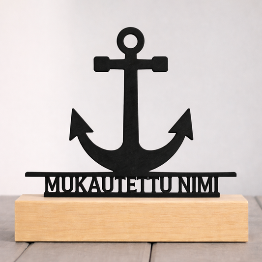 Mukautettu ankkuri nimikyltti – merihenkinen sisustus