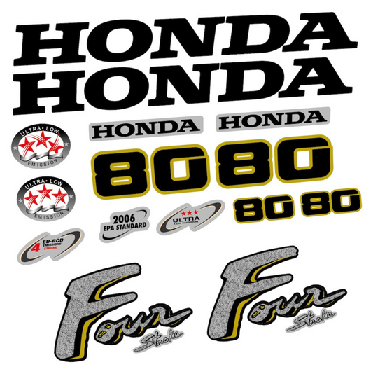 Honda 80 HV Four Stroke -perämoottorin vinyylitarrat