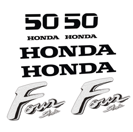 Honda 50 HV Four Stroke -perämoottorin vinyylitarrat