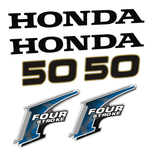 Honda BF50 50 HV Four Stroke -perämoottorin vinyylitarrat
