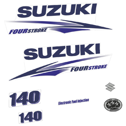 Tarrat Suzuki DF140 140HV Nelitahtimoottori valkoinen katte 2010-2013 perämoottori vinyylitarrat