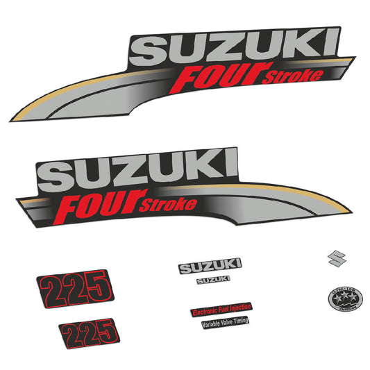 Tarrat Suzuki DF225 225HV Nelitahtimoottori 2003-2009 perämoottori vinyylitarrat