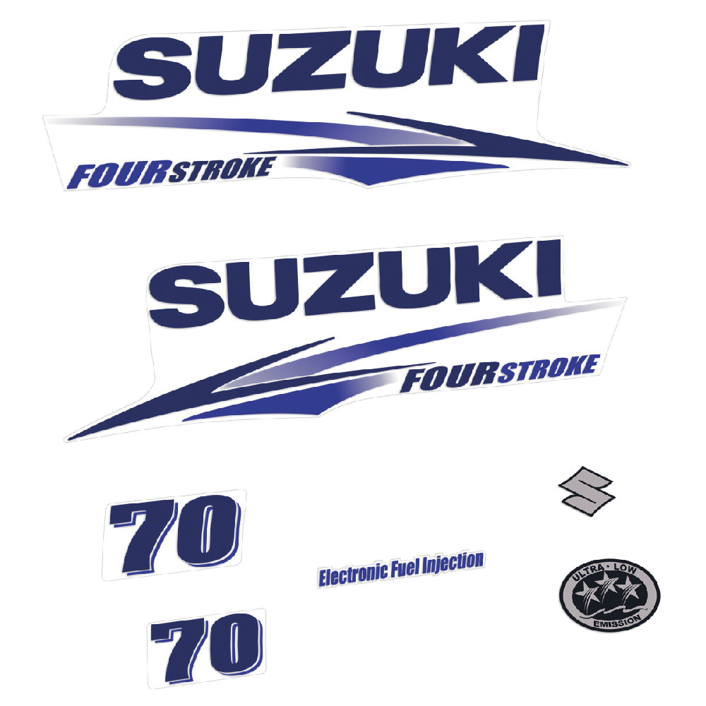 Tarrat Suzuki DF70 70HV Nelitahtimoottori valkoinen katte 2010-2013 perämoottori vinyylitarrat