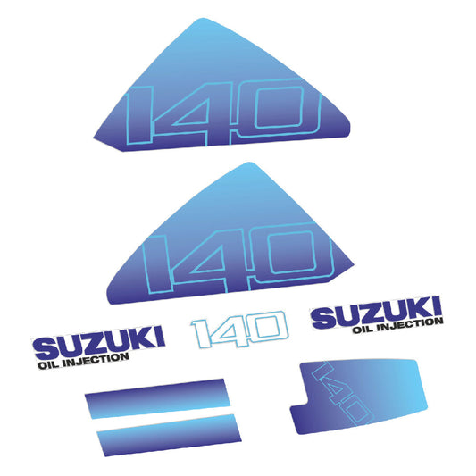 Tarrat Suzuki DT140 140HV Kaksitahtimoottori öljynruiskutus perämoottori vinyylitarrat