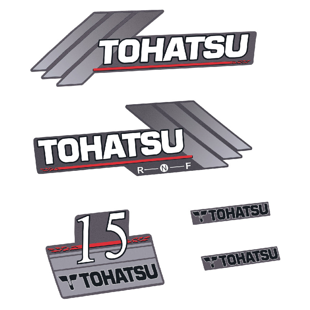 Tarrat Tohatsu 15HV Kaksitahtimoottori 1996-2005 perämoottori vinyylitarrat