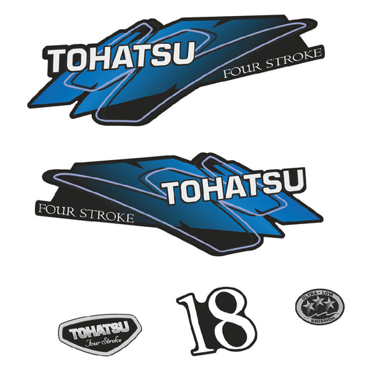 Tarrat Tohatsu 18HV Nelitahtimoottori perämoottori vinyylitarrat