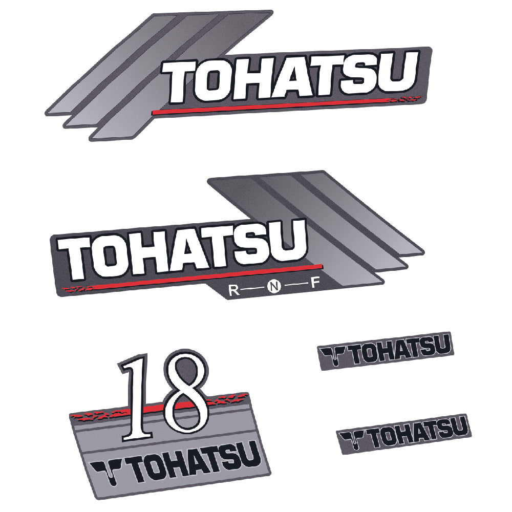 Tarrat Tohatsu 18HV Kaksitahtimoottori 1996-2005 perämoottori vinyylitarrat