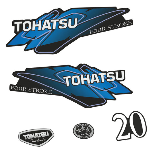 Tarrat Tohatsu 20HV Nelitahtimoottori perämoottori vinyylitarrat