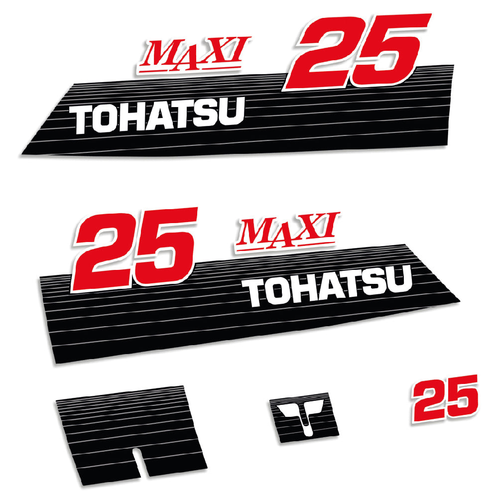 Tarrat Tohatsu 25HV MAXI perämoottori vinyylitarrat