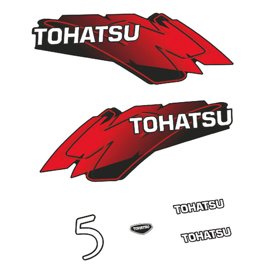 Tarrat Tohatsu 5HV Kaksitahtimoottori perämoottori vinyylitarrat