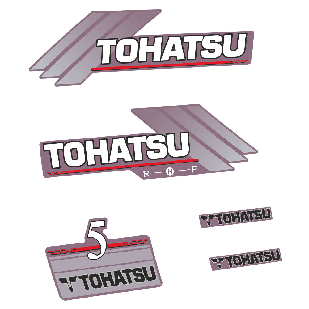 Tarrat Tohatsu 5HV Kaksitahtimoottori 1996-2005 perämoottori vinyylitarrat