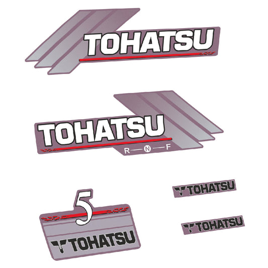 Tarrat Tohatsu 5HV Kaksitahtimoottori 1996-2005 perämoottori vinyylitarrat