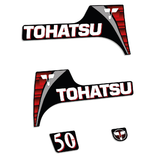 Tarrat Tohatsu 50HV Kaksitahtimoottori perämoottori vinyylitarrat