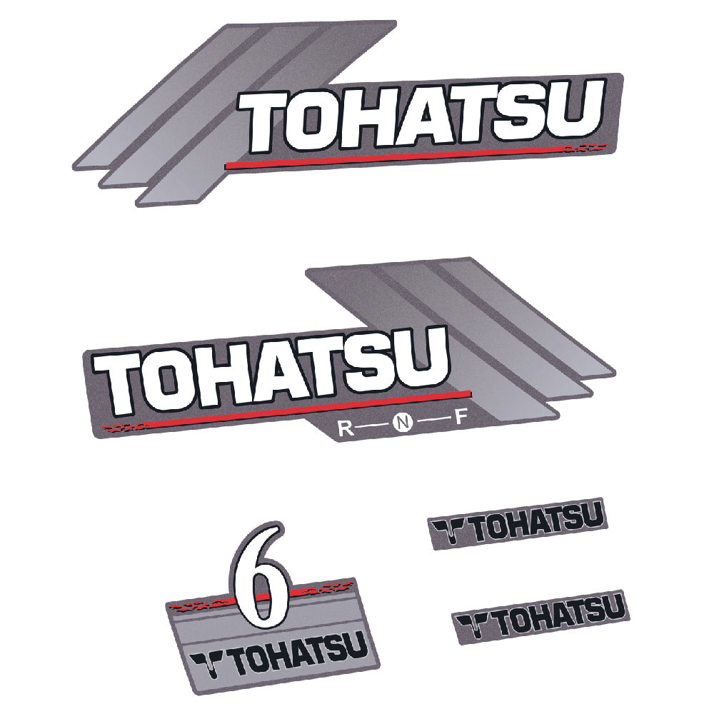 Tarrat Tohatsu 6HV Kaksitahtimoottori 1996-2005 perämoottori vinyylitarrat