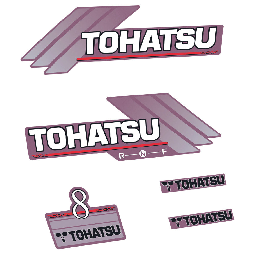 Tarrat Tohatsu 8HV Kaksitahtimoottori 1996-2005 perämoottori vinyylitarrat
