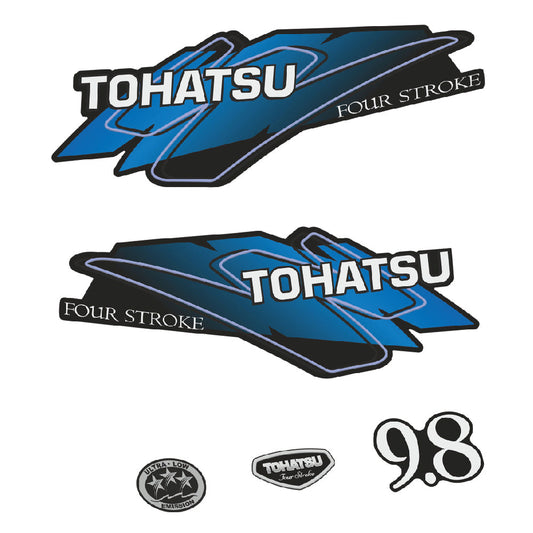 Tarrat Tohatsu 9.8HV Nelitahtimoottori perämoottori vinyylitarrat