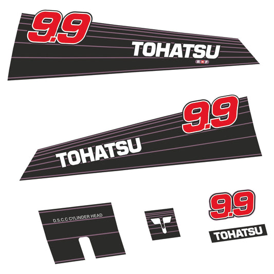 Tarrat Tohatsu 9.9HV 1990-2002 perämoottori vinyylitarrat