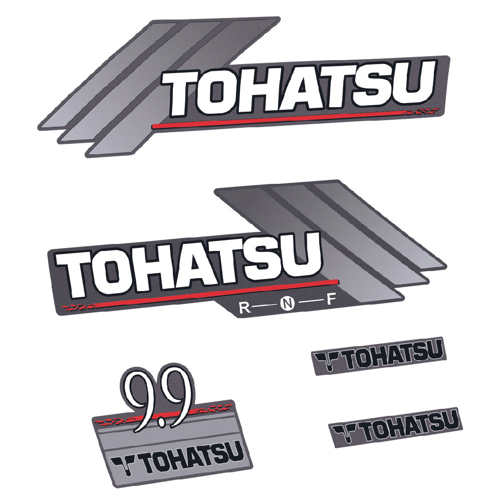 Tarrat Tohatsu 9.9HV Kaksitahtimoottori 1996-2005 perämoottori vinyylitarrat