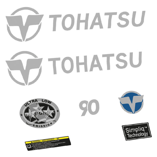 Tarrat Tohatsu 90HV Nelitahtimoottori 2021 perämoottori vinyylitarrat