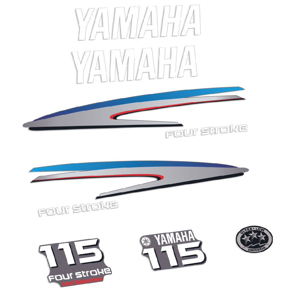 Tarrat Yamaha 115HV Nelitahtimoottori perämoottori vinyylitarrat