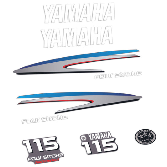 Tarrat Yamaha 115HV Nelitahtimoottori perämoottori vinyylitarrat